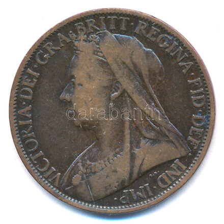 Nagy-Britannia 1901. 1p bronz 'Viktória' T:2-,3 Great Britain 1901. 1 Penny bronze 'Victoria' C:VF,F Krause KM#790