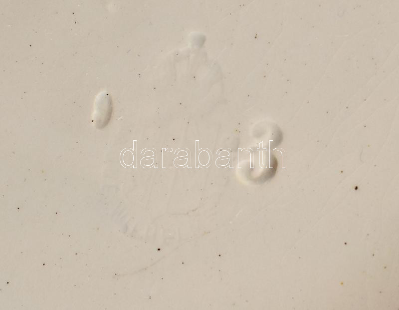 Wilhelmsburg, népi tányér, jelzett, minimális kopásokkal, d: 23,5 cm - Image 2