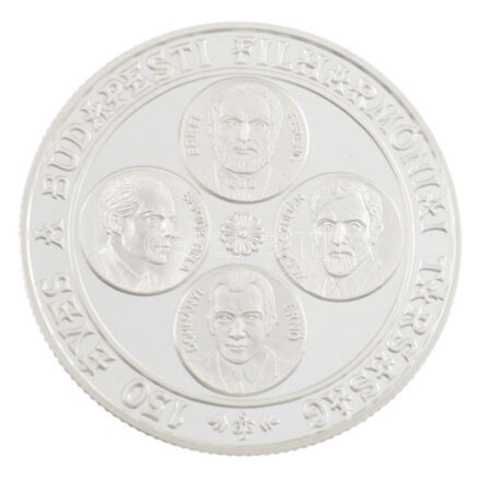 2003. 5000Ft Ag '150 éves a Budapesti Filharmóniai Társaság' tanúsítvánnyal, tájékoztatóval T:PP Adamo EM187