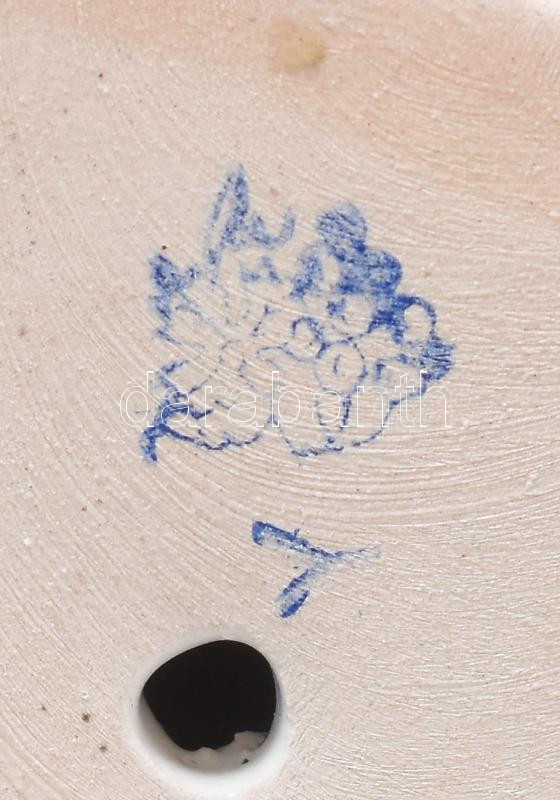 Bodrogkeresztúri törpepapagáj, jelzett, hibátlan, m: 15,5 cm - Image 2