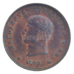 Olasz Államok / Napóleon Királysága 1813M 3c bronz T:1-,2 patina, kis ph Italian States / Kingdom of Napoleon 1813M 3 Centesimi bronze C:AU,XF patina, small edge error - Image 2