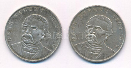 1994. 200Ft 'Deák' Ag (2x) T:2 patina Adamo F13.1