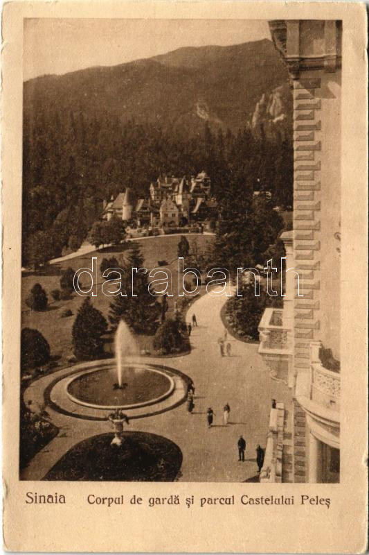 Sinaia, Corpul de garda si parcul Castelului Peles / castle park (EK)
