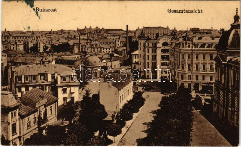 Bucharest, Bukarest, Bucuresti, Bucuresci; Gesamtansicht / general view with restaurant