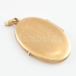 Arany (Au/14k) fényképtartós medál, jelzett, 3,5x2,3cm, bruttó: 6,2g - Image 3