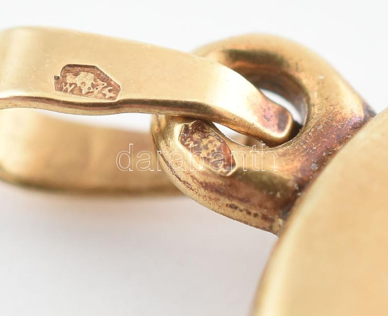 Arany (Au/14k) fényképtartós medál, jelzett, 3,5x2,3cm, bruttó: 6,2g - Image 4