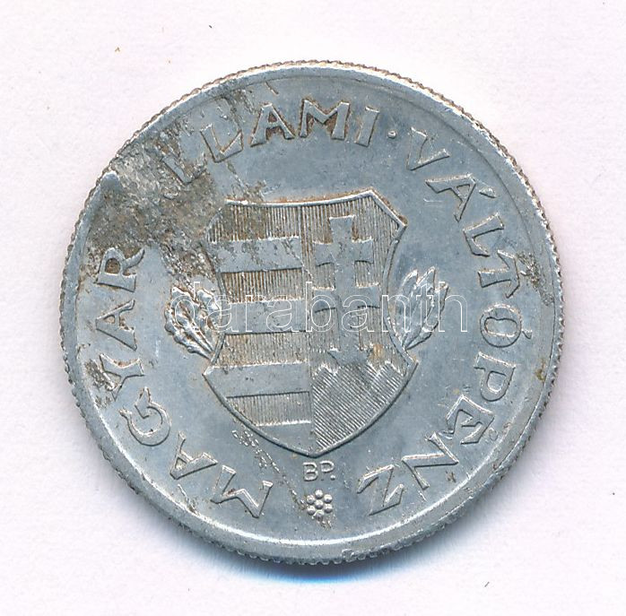 1946. 1Ft Al 'Kossuth-címer' T:2- anyaghiba Adamo F6