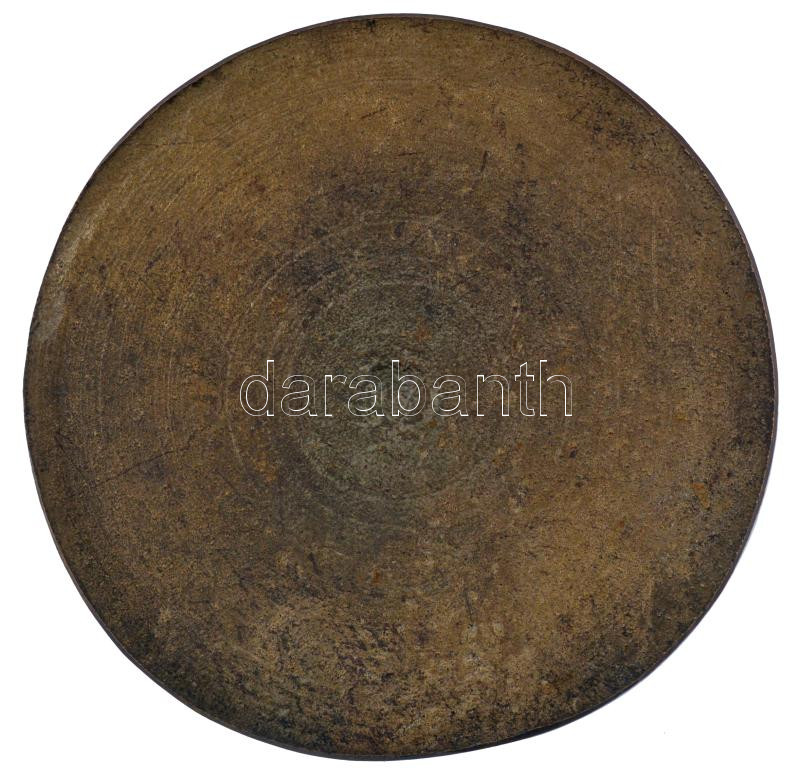 Tőrös Gábor (1934-2021) DN 'Arany János 1818-1882' bronz emlékérem (118mm) T:1- - Image 2