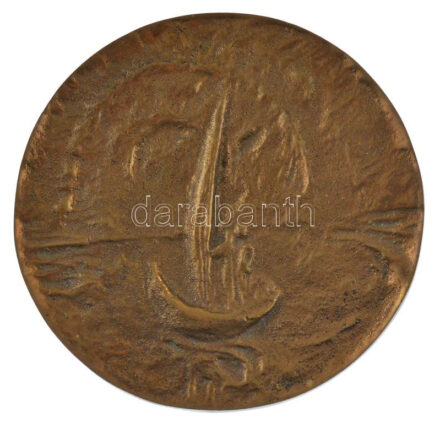 DN 'Egry J. baráti kör Badacsony' kétoldalas, öntött bronz emlékérem (85mm) T:1-