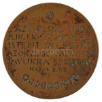 DN 'Zsindelyné Tüdős Klára 1895-1980' bronz emlékplakett, peremén Szign.: BG? (100mm) T:1- patina - Image 2