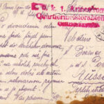 1918 Brassó, Kronstadt, Brasov; Fő tér és Cenk, üzletek, piac. Vasúti levelezőlapárusítás / main square, shops, market, mountain + 'K.u.K. 1. Armeekommando Quartiermeisterabteilung' (EB) - Image 2