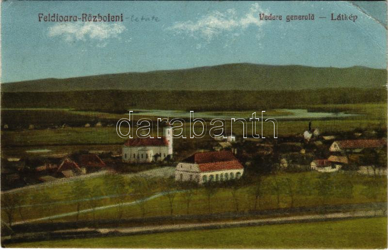 1926 Székelyföldvár, Feldioara-Razboieni, Razboieni-Cetate; templom / church (EK)