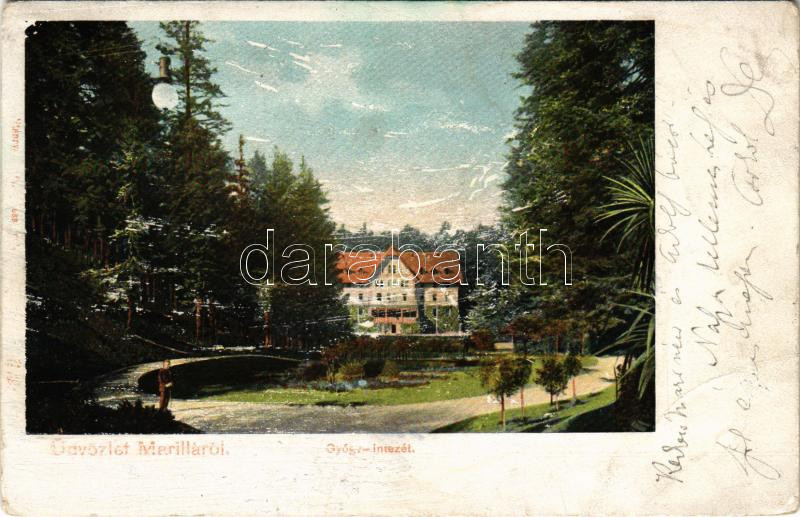 1904 Marilla, Marillavölgy, Marila; Gyógyintézet / spa (felületi sérülés / surface damage)