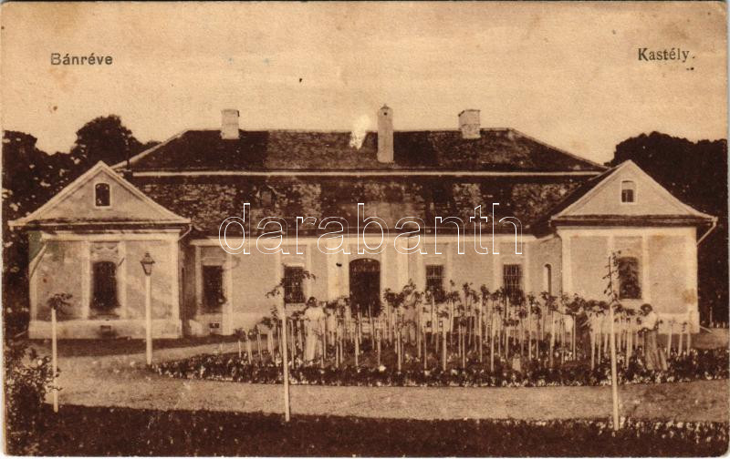 Bánréve, Gróf Serényi Béla kastélya. Vasúti levelezőlapárusítás 2879. (fa)