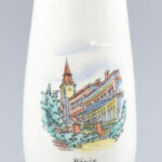 Aquincum Hévíz váza, jelzett, kopásokkal, m: 19 cm