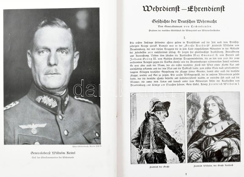 cca 1938 Wehrdienst - Ehrendienst. Erinnerungen an meine Dienstzeit. Gebirgs-Jäger-Regiment 100. Katonai szolgálatért adományozott német emlékalbum, Gebirgsjäger-Regiments (hegyivadász-ezred) tagja számára. Fekete-fehér fotókkal, üres, - Image 3