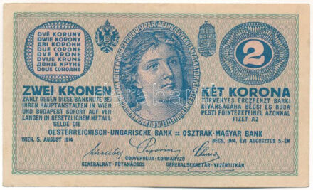 1914. 2K 'C 1478 791401' sorszámmal T:II- Adamo K5/2