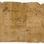 1849. 10kr 'Almásy' T:IV ragasztott Hungary 1849. 10 Krajczár 'Almásy' C:G taped Adamo G101 - Image 2