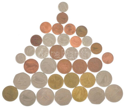 Írország 1969-2000. 1p-1P (37xklf) T:1--2- Ireland 1969-2000. 1 Penny - 1 Pound (37xdiff) C:AU-VF