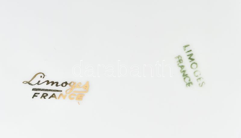 Limoges francia lapostányér, 6 db, jelzett, szép állapotban, d: 24,5 cm - Image 4
