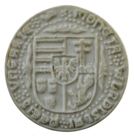 1999. 'Szent László' kétoldalas, bisquit porcelán jubileumi emlékérem (40mm) T:1-