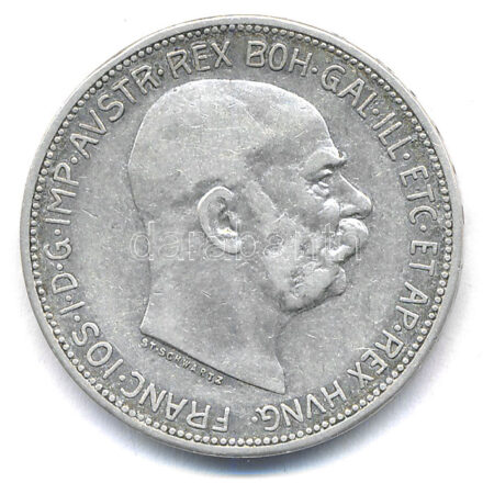 Ausztria 1912. 2K Ag 'Ferenc József' T:2,2- Austria 1912. 2 Corona Ag 'Franz Joseph' C:XF,VF Krause KM#2821