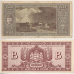 1945. 50P 'D 015 057407' + 1946. 100.000BP T:III-,II- - Image 2