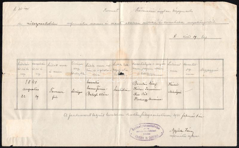 1941 10 db vegyes okmány - Image 4