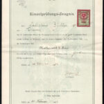 1921-1923 5 db okmány osztrák illetékbélyegekkel - Image 3