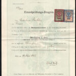 1921-1923 5 db okmány osztrák illetékbélyegekkel - Image 4