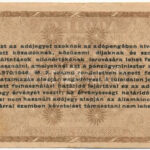1946. 10.000AP sorszámozott, vízjeles papíron, átütő előlapi nyomattal T:III kis szakadás Adamo P49 - Image 2