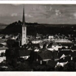 1940 Dés, Dej; látkép / general view + '1940 Dés visszatért' So. Stpl. (EK)