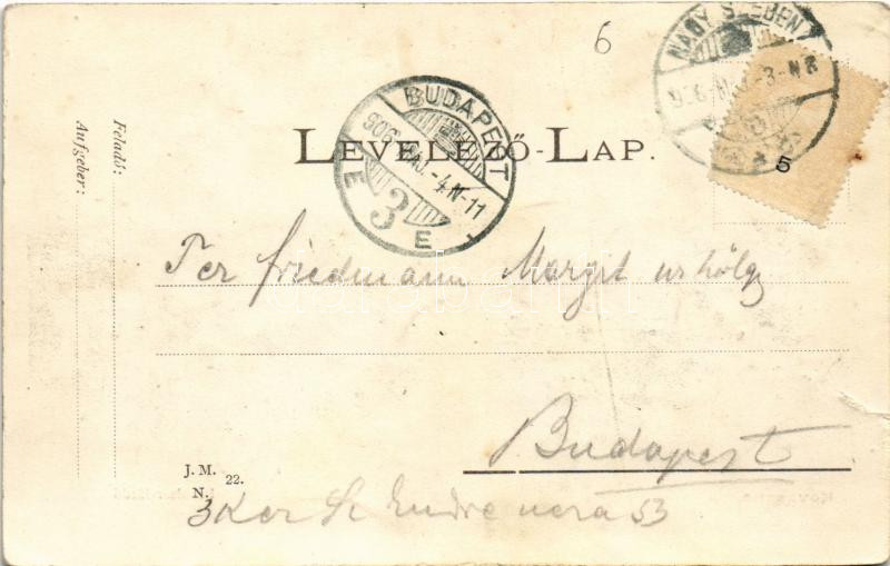 1906 Kovászna, Covasna; Pokolsár gyógyfürdő / spa, bath (lyuk / pinhole) - Image 2