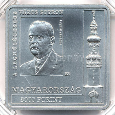 2021. 3000Ft Cu-Ni 'Sopron a leghűségesebb város' kapszulában T:BU Adamo EM427