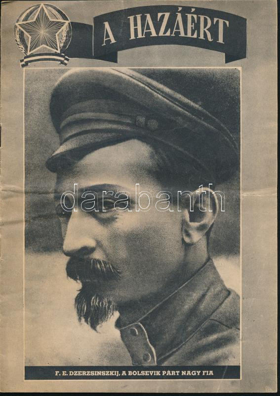 1950 A Hazáért, az Államvédelmi Hatóság Lapja, V. évfolyam 23-24. szám, szakadással
