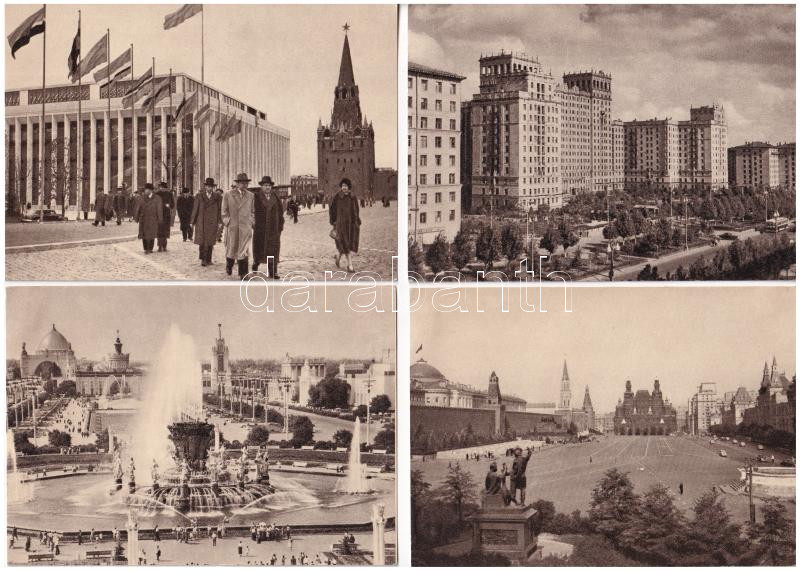 MOSZKVA - 48 db modern szovjet képeslap tokban / MOSCOW - 48 modern Soviet postcards in case - Image 3