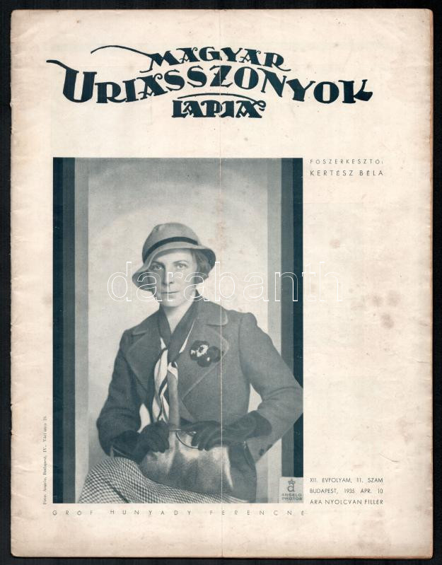 1935 Magyar Úriasszonyok Lapja XII. évfolyam 11. szám, 31p