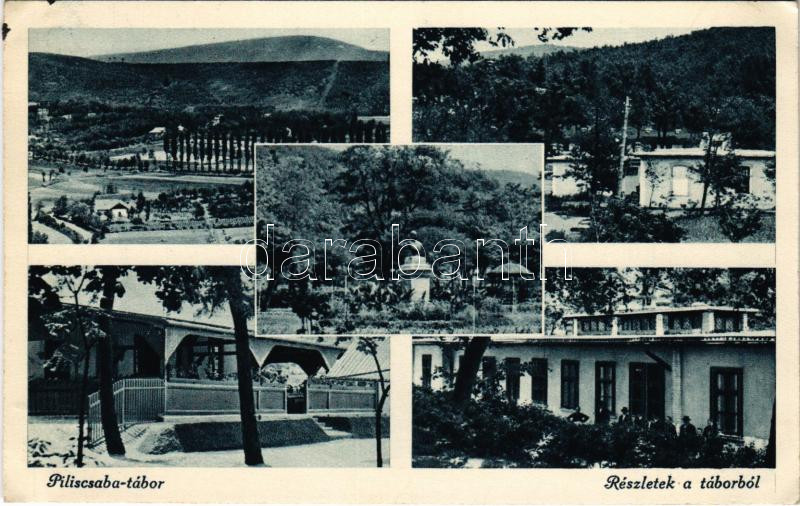 1940 Piliscsaba-tábor, részletek a táborból