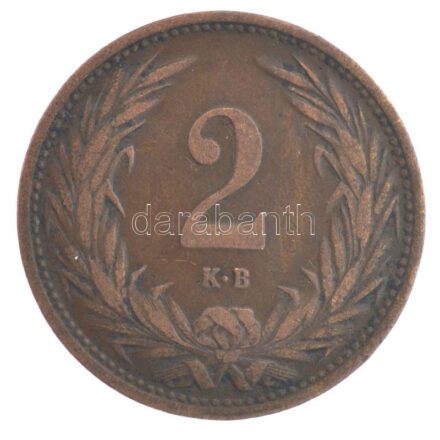 1914KB 2f bronz 'Magyar Királyi Váltópénz' T:1- patina Adamo K4