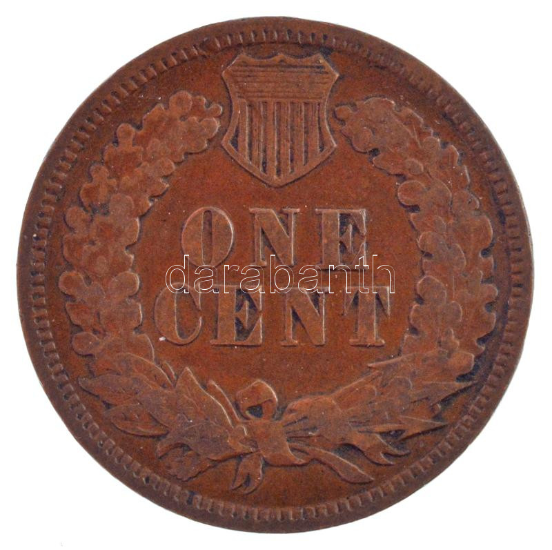 Amerikai Egyesült Államok 1905. 1c bronz 'Indián fej' T:2,2- USA 1905. 1c bronze 'indian head' C:XF,VF Krause KM# 90a - Image 2