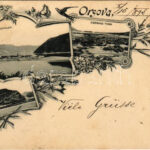 1898 (Vorläufer) Orsova, Ada Kaleh, Vaskapu, Greben. G. Hutterer Art Nouveau, floral (EB)