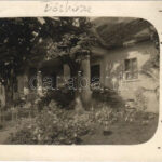 1915 Bősháza, Biusa; Kaizler György kúriája, kastély / villa, castle. photo + 'POSTAI ÜGYN.'
