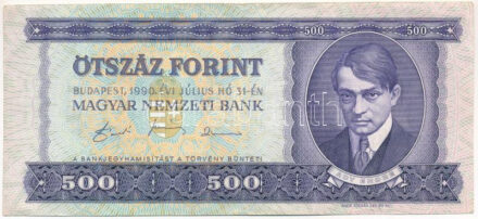 1990. 500Ft 'E106 057364' T:III Adamo F43