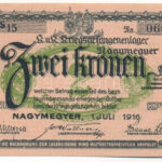 Nagymegyer / Hadifogolytábor 1916. július 1. 2K arab sorozat- és sorszámmal, 'MS' betűjelzéssel T:I- folt Adamo HHN 1.5.1 - Image 2