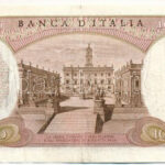 Olaszország 1966. 10.000L 'P0272 098347', 'Michelangelo' T:III apró szakadás Italy 1966. 10.000 Lire 'P0272 098347', 'Michelangelo' C:F tiny tear Krause P#97 - Image 2