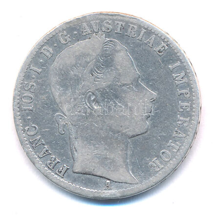 Ausztria 1865A 1Fl Ag 'Ferenc József' T:3 kis ph Austria 1865A 1 Florin Ag 'Franz Joseph' C:VF small edge error Krause KM#2219