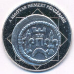 DN 'A magyar nemzet pénzérméi - Az első liliom ábrázolás dénáron 1235-1270' Ag emlékérem tanúsítvánnyal, kapszulában (10,37g/0.999/35mm) T:PP - Image 2