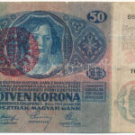 1914. 50K piros 'MAGYARORSZÁG' felülbélyegzéssel T:III- Adamo K24B