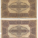 1920. 100K 'Orell Füssli Zürich' (2x) T:III,IV a jobb állapotún kis beszakadás, oldalán kisebb anyaghiány Adamo K29 - Image 2
