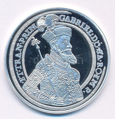 DN 'Magyar tallérok utánveretben - Bethlen tallér' Ag emlékérem tanúsítvánnyal (20g/0.999/38,6mm) T:PP